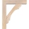 Ekena Millwork Olympic Block Smooth Bracket w/ Offset Brace, Douglas Fir, 5 1/2"W x 22"D x 26"H BKT0604X22X26OLY05SDF - alternate 4